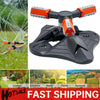 Garden Sprinkler Irrigation Grass Water Sprinkler Automatic 360 Degree Rotating Garden Hose Sprinkler Watering Irrigation Device